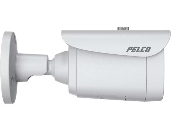 Pelco Sarix Value Bullet Camera with White Background Side View